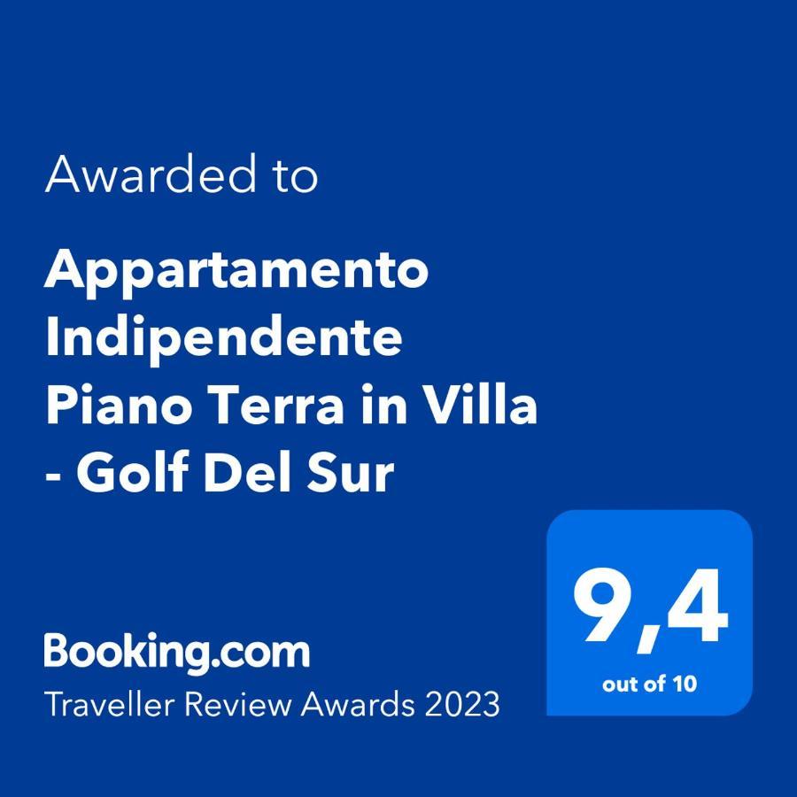 Appartamento Indipendente Piano Terra In Villa - Golf Del Sur San Miguel de Abona Exteriör bild